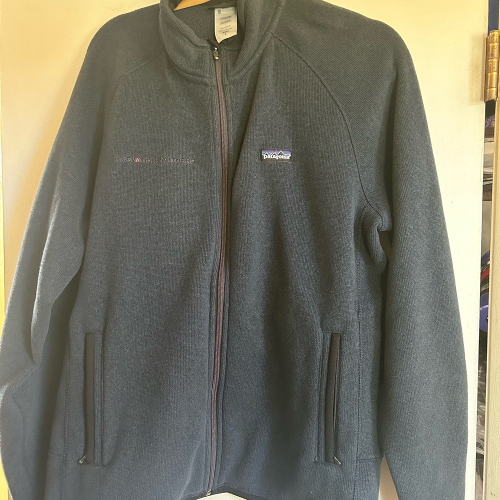 Navy blue Patagonia better sweater jacket men’s size large